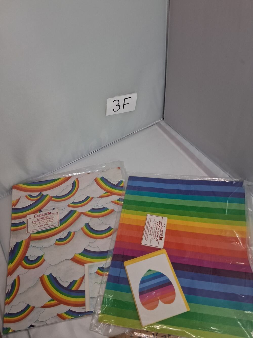 3F Vintage Current Rainbow Wrapping Paper New In Package